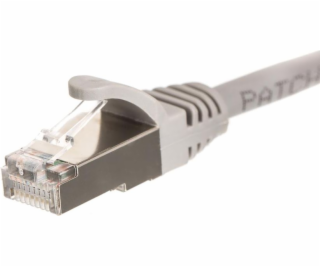 Patch kábel NetRack RJ45, kat. 6 FTP, 1m sivý - BZPAT16F