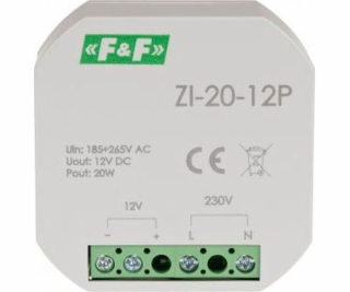 F&F Spínaný zdroj do krabice 180-264V AC, výstup 12V DC 1...