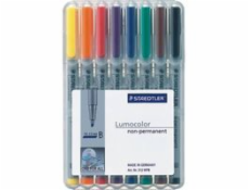 Staedtler STAEDTLER Folienstift Lumocolor B nonperm 8St