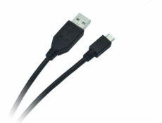 Libox USB-A - microUSB kábel 1,8 m čierny (LB0011)