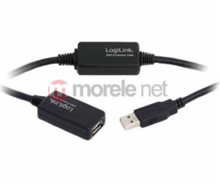 LogiLink USB-A - USB-A kábel USB 15 m čierny (UA0145)