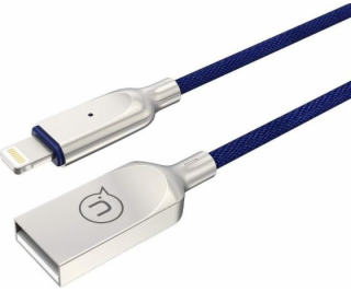 Usams USB-A – Lightning kábel 1,9 m modrý (IPYSUSB202)