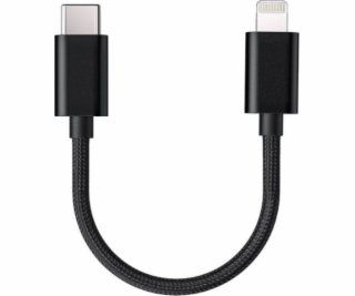 FiiO USB-C - Lightning USB kábel 0,1 m čierny