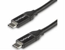 StarTech USB-C – USB-C kábel USB 0,5 m čierny (USB2C5C50CM)