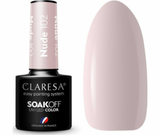 Claresa Claresa Soak Off UV/LED Nude hybridný lak 102 5g