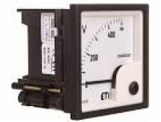 Eti-Polam Analógový panelový voltmeter 500V trieda 1.5 72x72mm EQ72 (004805351)