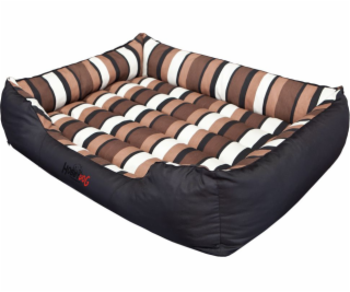 Hobbydog Comfort Bed - čierna s XL popruhmi