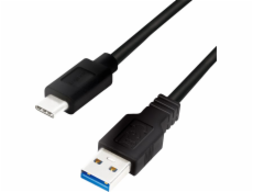 LogiLink USB-A USB kábel – 1,5 m čierny (CU0169)