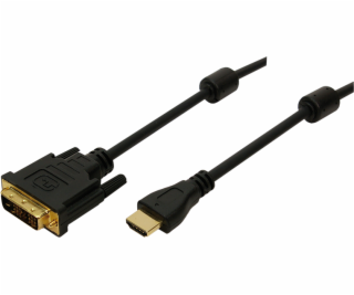 LogiLink HDMI - DVI-D kábel 3m čierny (CH0013)