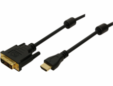 LogiLink HDMI - DVI-D kábel 3m čierny (CH0013)