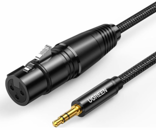 Ugreen Jack 3,5 mm - XLR kábel 1 m čierny (20763)