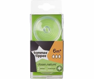 Tommee Tippee Anti-colic silikónový cumlík 6m+ 2 kusy (TT...