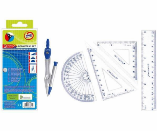 Starpak Metal kompasy + geometrická sada puzdro STK-1019 ...