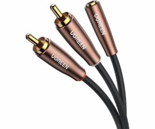 Ugreen Jack 3,5 mm - RCA (Cinch) kábel x2 3 m čierny (UGR...