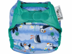 Close Caboo plienky Poťah, opakovane použiteľná plienka so suchým zipsom Blue Puffin 3-16 kg, 1 ks.