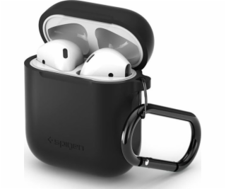 Ochranné púzdro Spigen Silicone Fit pre AirPods 1/2 čierne