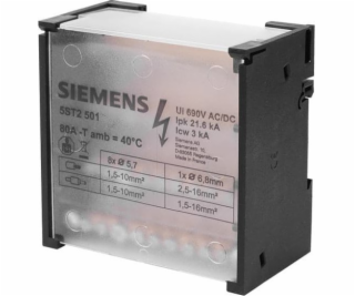 Siemens Distribučný blok 80A 4P 500V 1x6-16mm2 + 8x4-10mm...