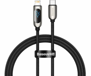 Baseus USB-C – Lightning USB kábel 1 m čierny (BSU2998BLK)