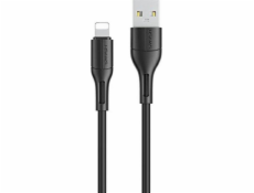 Usams USB-A – Lightning kábel 1 m čierny (SJ500USB01)