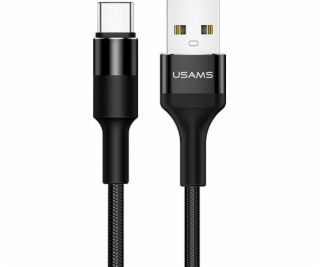 Usams USB-A - USB-C kábel USB 1,2 m čierny (SJ221TC01)