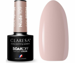 Claresa Soak Off UV/LED Nude hybridný lak 109 5g