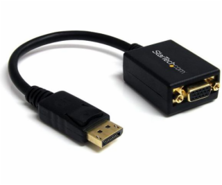 StarTech DisplayPort - D-Sub (VGA) AV adaptér 0,1 m čiern...