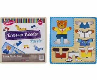 Mega Creative DREW DRESS UP PUZZLE 8 EL 30X30 MC WOOD 80/0