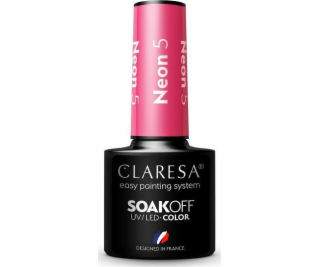 Claresa Claresa Soak Off UV/LED Neón hybridný lak 5 5g