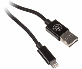 SilverStone USB-A – Lightning USB kábel 1 m čierny (SST-C...