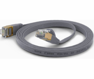 Wantec flates CAT6A FTP Patch Cable - 0,5 m - Cat6a - F/U...