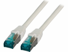 EFB EFB RJ45 Patch kábel S/FTP, Cat.6A, LSZH, 0,5m, sivý