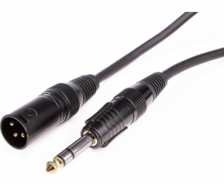 Monkey Banana Jack 6,3 mm - XLR kábel 5 m čierny (231197)