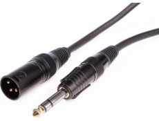 Monkey Banana Jack 6,3 mm - XLR kábel 5 m čierny (231197)