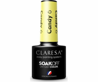 Claresa Claresa Soak Off UV/LED Candy hybridný lak 6 5g