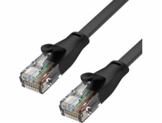 Unitek RJ45 - RJ45, Cat.6, 0,5 m, čierna (C1808GBK)