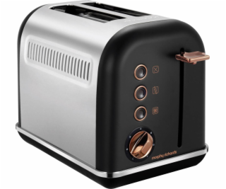 Hriankovač Morphy Richards Rosegold, čierny, 222016