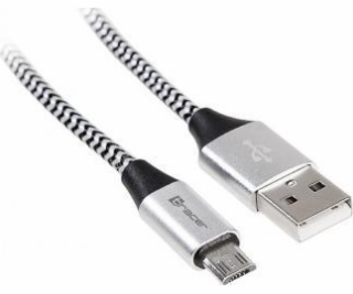 Tracer USB-A - microUSB USB kábel 1 m čierny (TRAKBK46928)