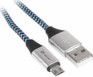 Tracer USB-A - microUSB USB kábel 1 m čierny (TRAKBK46929)