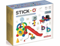 Magnetické bloky Magformers Stick-O 60 ks.