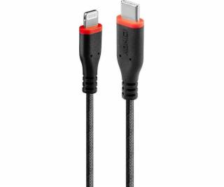 Lindy USB kábel Lightning – USB-C 0,5 m čierny (31285)