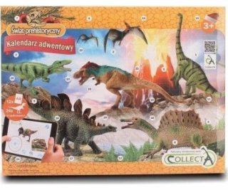 Adventný kalendár Collecta Dinosaurs 84177