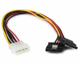 StarTech Molex - SATA x2, 0,3 m, viacfarebný (PYO2LP4LSATA)