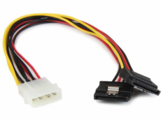 StarTech Molex - SATA x2, 0,3 m, viacfarebný (PYO2LP4LSATA)