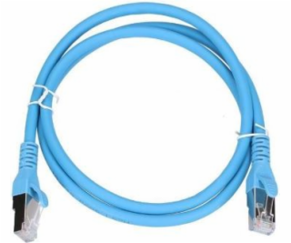 ExtraLink Patchcord CAT.6A, S/FTP, 1m, modrý (EX.6556)