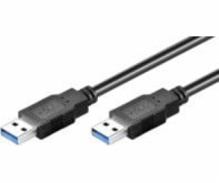 MicroConnect USB kábel USB-A - USB-A 2 m čierny (USB3.0AA2B)