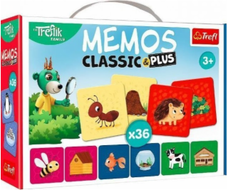 Trefl Game Memos Classic Plus Zvieratá a ich domov