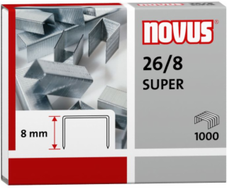 Novus Zszywki 26/8 super x 1000 (040-0199 NO)