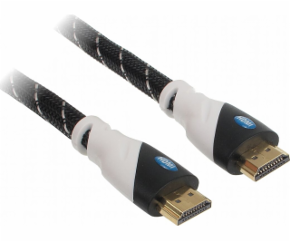 HDMI - HDMI kábel 15m strieborný (HDMI-15-PP)