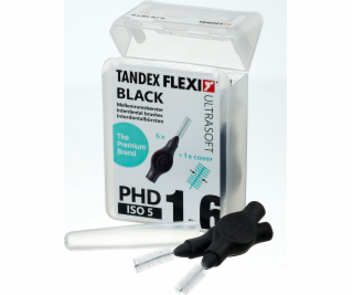 Tandex Tandex (6 ks) Flexi Ultra Soft Black 5,00 mm Stredný