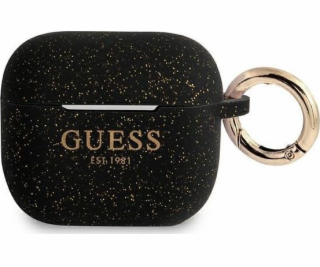 Guess GUA3SGGEK Silikónové Glitter ochranné puzdro pre Ai...